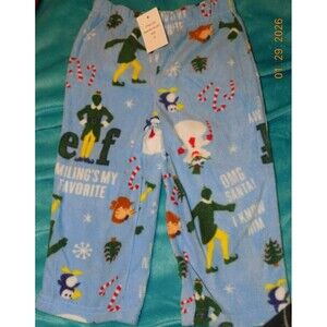 New Elf Christmas kid's toddler pajama pants 3T